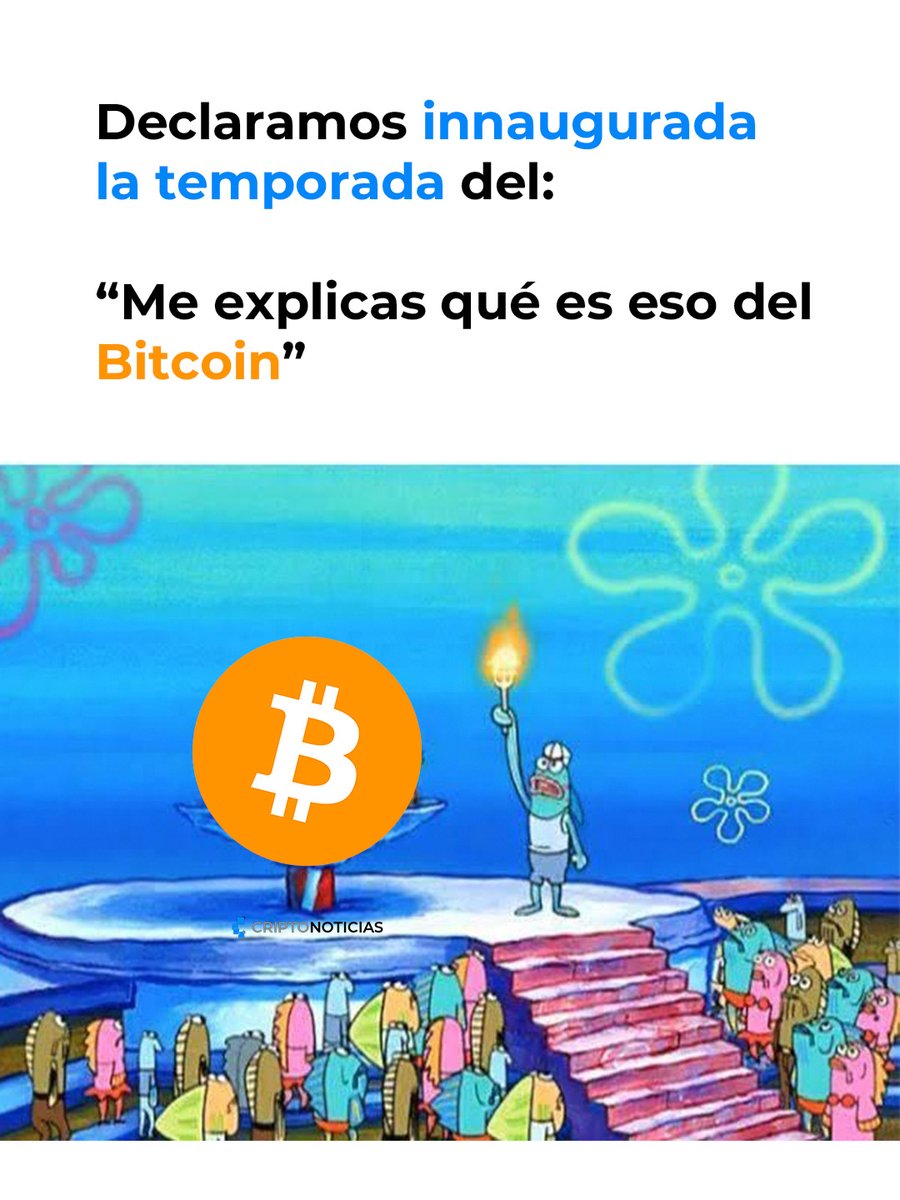 Etiqueta a tu amigo que seguramente te preguntará.

(También a tu mamá o papá, estamos seguros que te preguntarán si es que ya no saben 🤣). 

 #Bitcoin #criptomonedas #Criptonoticias #Blockchain