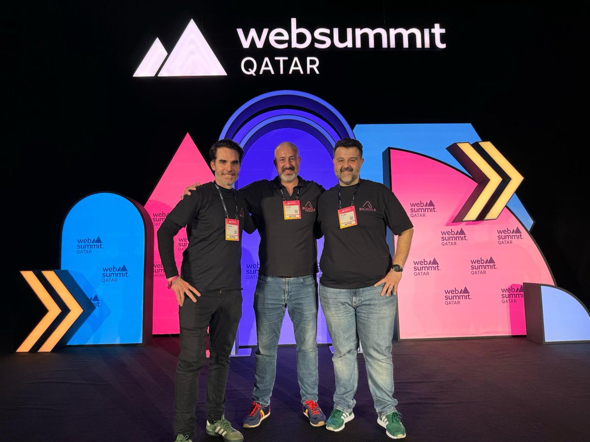 getbigagile's tweet image. What an excellent week it's been at #WebSummitQatar ! 🎆
Sharing BigAgile was definitely a highlight. 📈
We had the privilege of meeting amazing individuals and have forged great connections 🔗
We are all excited for what the future holds! 🚀