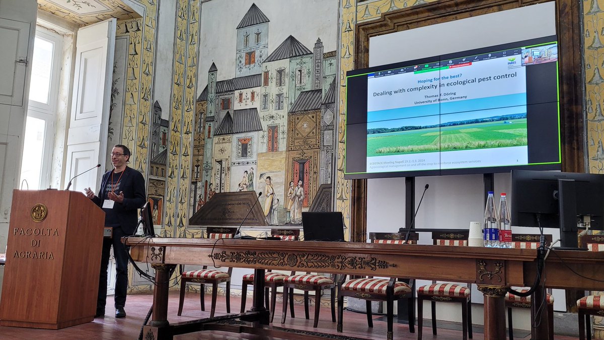 Sam Cook (@samcook_ipm) on Twitter photo Our 1st session, which I was delighted to chair with #AlexWezel <a href="/isaralyon/">ISARA - 2 campus Lyon & Avignon</a>, was on 'Agroecological management on & off the crop to reinforce ecosystem services' #ProfThomasDoring, University of Bonn, gave a fab invited lecture on Dealing with complexity in ecological pest control Our 1st session, which I was delighted to chair with #AlexWezel <a href="/isaralyon/">ISARA - 2 campus Lyon & Avignon</a>, was on 'Agroecological management on & off the crop to reinforce ecosystem services' #ProfThomasDoring, University of Bonn, gave a fab invited lecture on Dealing with complexity in ecological pest control