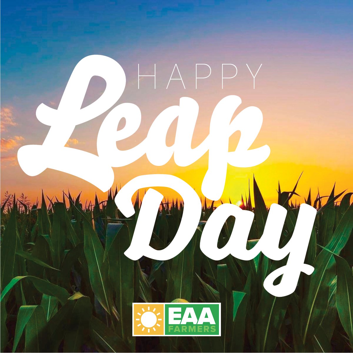 Happy Leap Day! Every four years, we get an extra day which means more time for delicious and wholesome Florida veggies! Have a great day, everyone.