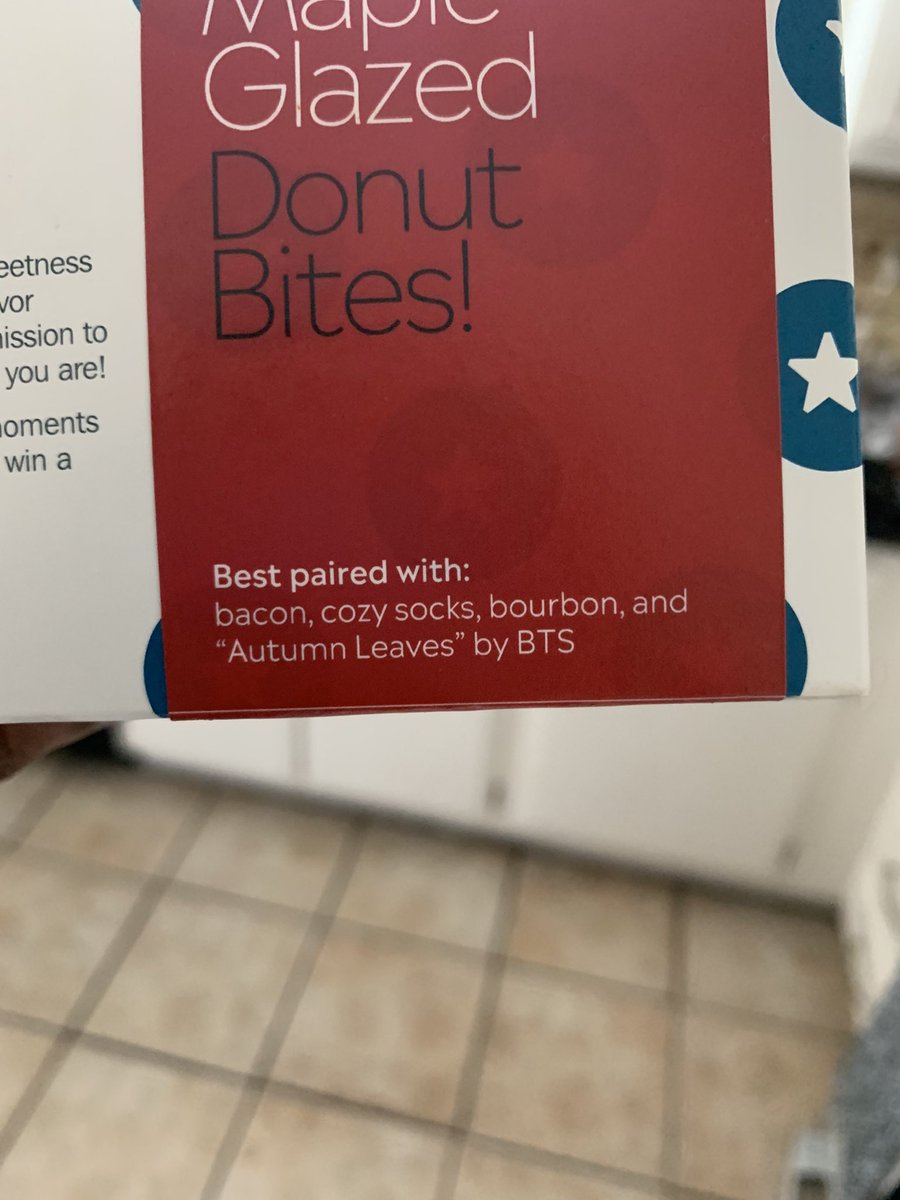GUYS LOOK WHAT I JUST FOUND ON THIS DONUT BOX