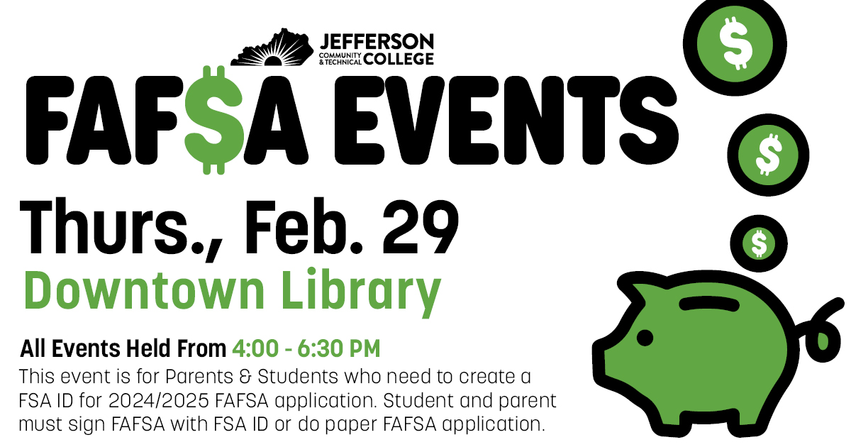 Close out Financial Aid February by joining us at today's event! Our Financial Aid team is ready to help you file your FAFSA form! #finaidfeb