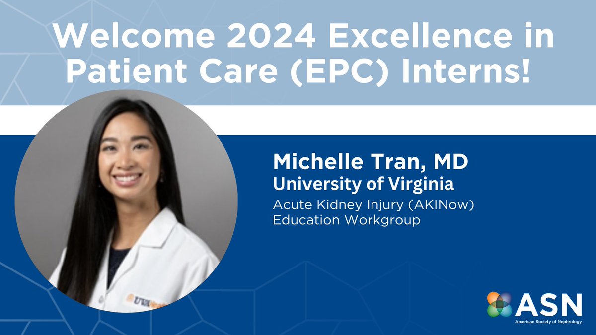 ASN EPC (@asnepc) on Twitter photo The AKINow Education Workgroup welcomes Dr. Tran! <a href="/keepingitrenal/">〽️ichael Heung</a> <a href="/MarkOkusa/">Mark Okusa</a> @NephTushar <a href="/waikarss/">Sushrut Waikar</a> bit.ly/3yCq6Qg The AKINow Education Workgroup welcomes Dr. Tran! <a href="/keepingitrenal/">〽️ichael Heung</a> <a href="/MarkOkusa/">Mark Okusa</a> @NephTushar <a href="/waikarss/">Sushrut Waikar</a> bit.ly/3yCq6Qg