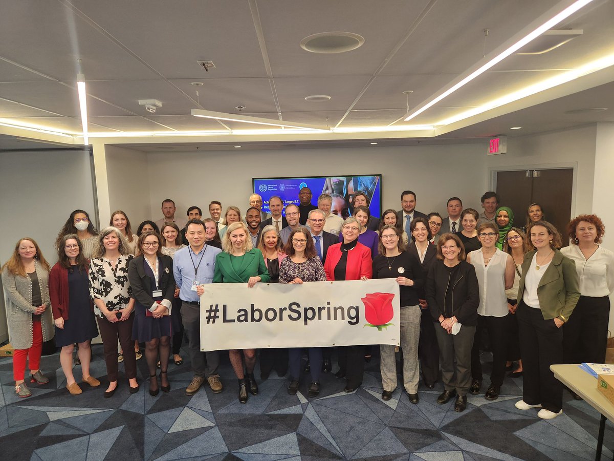 #LaborSpring goes international! Thank you to @ILAB_DOL and @ilo4USCA for presenting cutting-edge and necessary research on child labor and forced labor across the globe and how to turn that research into action to #endchildlabor and #endforcedlabor