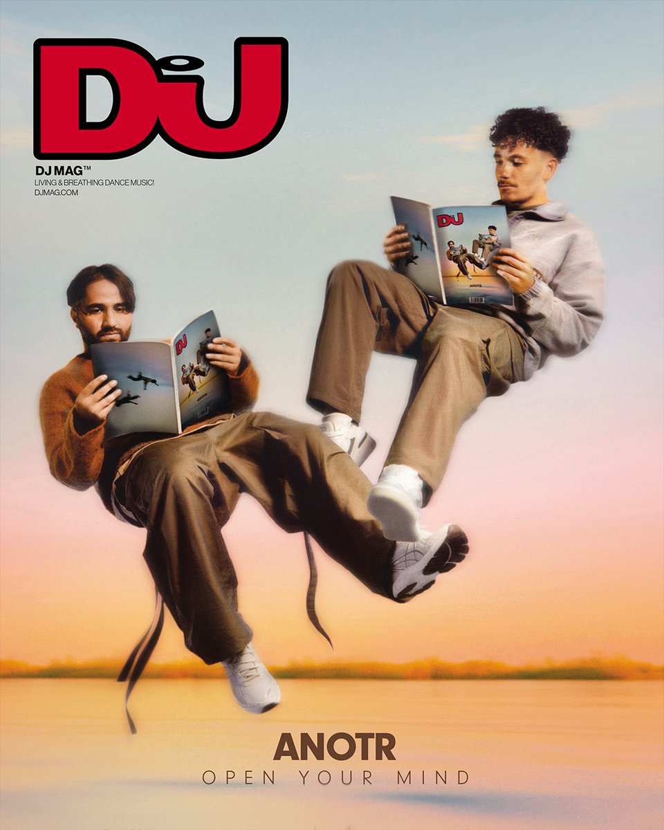 this year marks 10 years of us working together happy to celebrate and talk about it in this month’s @DJmag magazine - we’re on the cover reading the magazine while reading the magazine on the dj mag magazine 😵‍💫