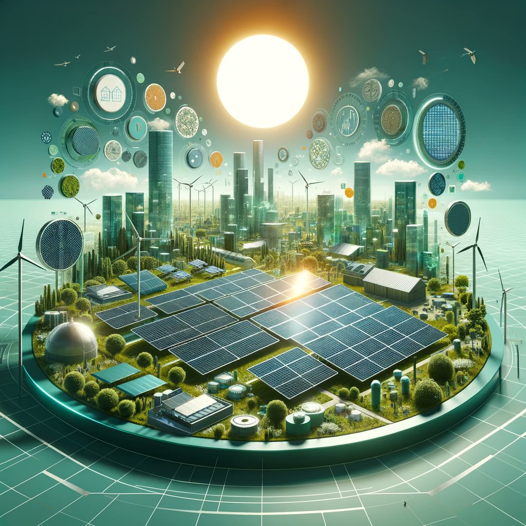 MikroAISolution's tweet image. This year, we're shining a light on super-efficient solar cells! By harnessing the power of tiny crystals, we're pushing the boundaries of solar energy efficiency, making a giant leap towards meeting global carbon reduction goals. #RenewableEnergy #SolarPower