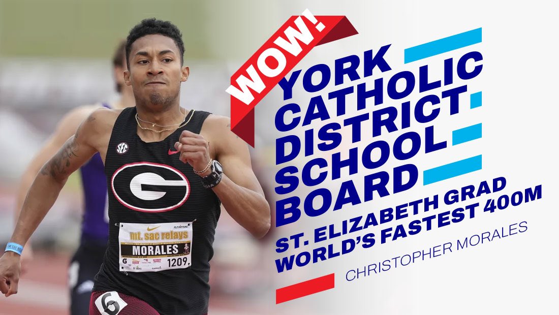 Congratulations Christopher Morales, St. Elizabeth CHS alumni for achieving the fastest indoor time in the 400m race. Your incredible dedication &amp; passion continue to inspire us all. We are so proud of you!🏃‍♂️🥇Visit ycdsb.ca/st-elizabeth-g… to watch Christopher’s incredible run!