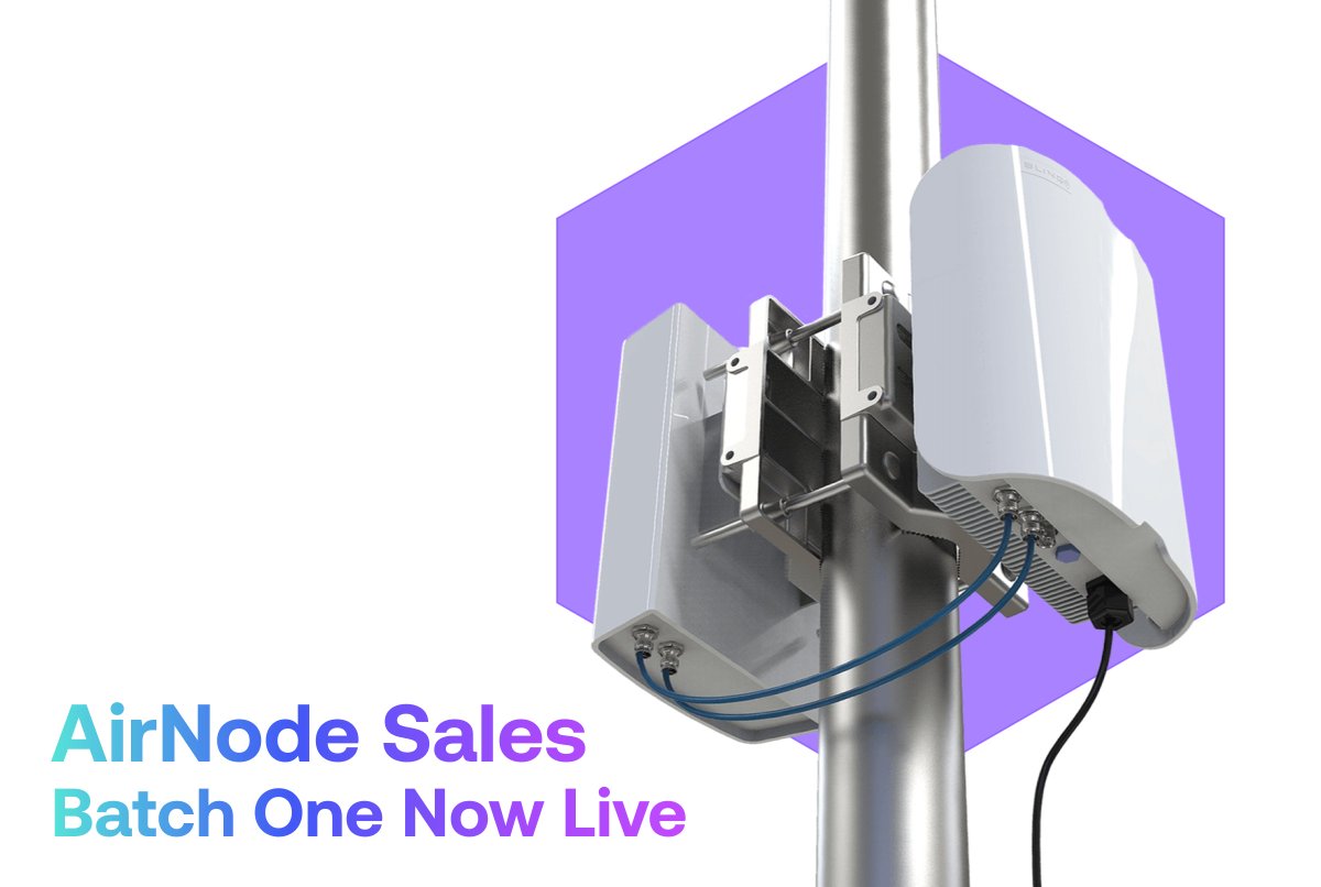 WorldMobileTeam's tweet image. 📡 Following months of research, development, and deployments, we&apos;re proud to announce that early access to the #WorldMobile AirNode Sales Platform is now live!

🗺️ Explore our ecosystem, select your AirNode package, calculate your potential earnings, and join the movement!