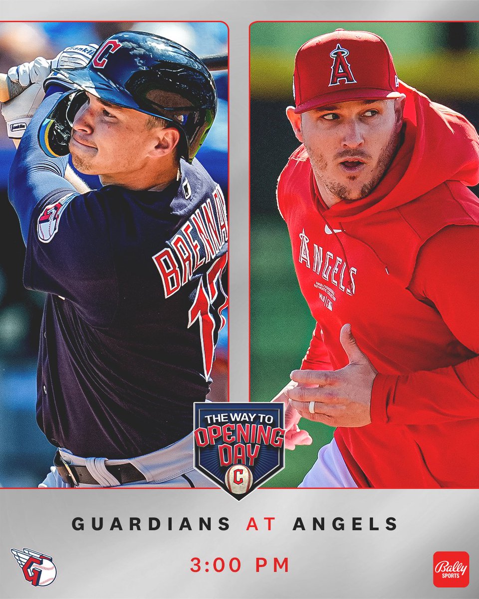 FanDuelSN_CLE's tweet photo. More @CleGuardians baseball coming your way today courtesy of our friends at @BallySportWest! ⚾️
⏰ 3 p.m.
📺 Bally Sports Great Lakes
💻 https://t.co/xKTgd26cEG
📱 Bally Sports app
#ForTheLand | #GuardsSpring | #WayToOpeningDay https://t.co/MSMUUbxZfJ