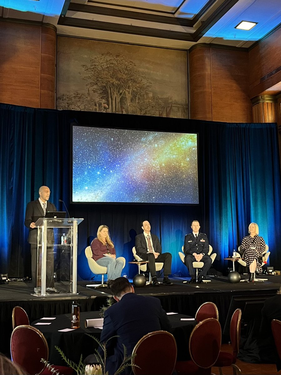 🪐💥Our panel “Are Armed Conflicts in Space Inevitable?” is underway! Featuring moderator Chris Brown, and panelists Mandy Vaughn, Christopher Johnson, Aaron Brynildson, and Julie Jiru #spacelaw #FutureLawyer #LegalInnovation #legalinspace #legalops #SBLL2024 #spacebeachlawlab