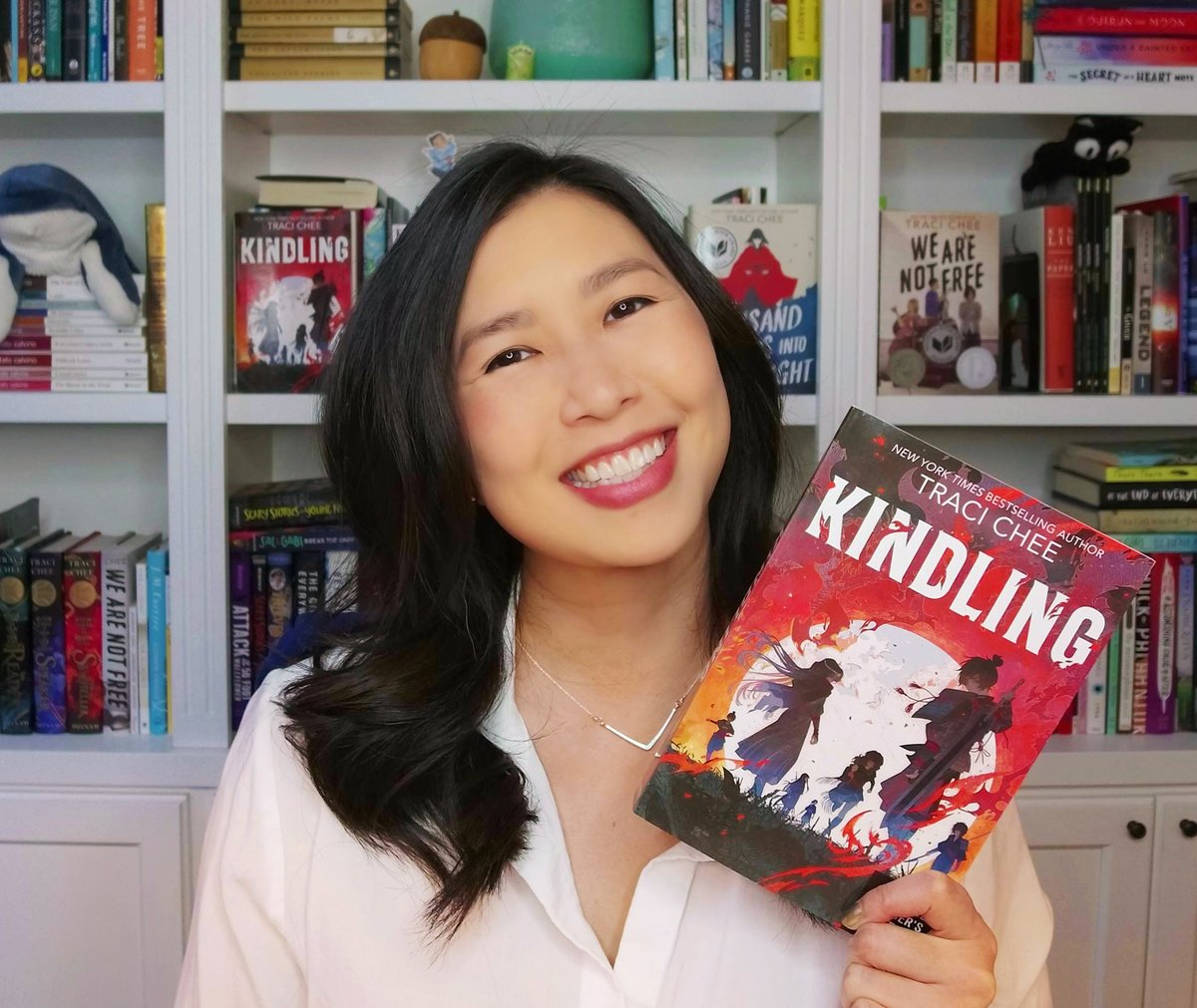 Thank you all for the launch week love! ❤️ Don't forget, launch party TOMORROW 3/1 at @LindenTreeBooks! Come join me and fellow authors Parker Peevyhouse, @randyribay, and @skrutskie in a KINDLING game show trivia night! Festivities start at 6pm. RSVP: form.jotform.com/240246571104144