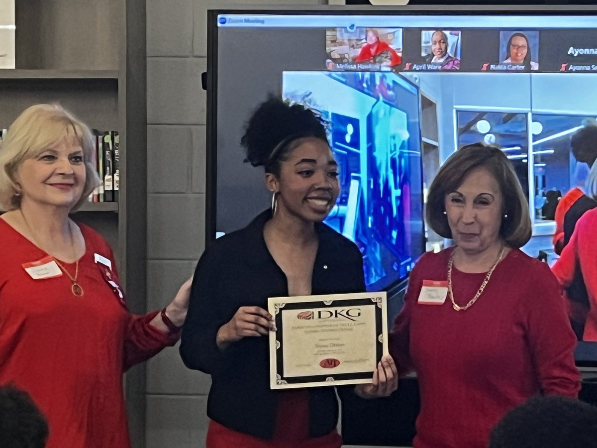 Congratulations to Alyssa Drakes for winning a grant-in-aid from the Alpha Eta chapter of the Delta Kappa Gamma education sorority. <a href="/RichlandTwo/">Richland School District Two</a> <a href="/WHS_Redhawks/">Westwood HS (SC)</a>