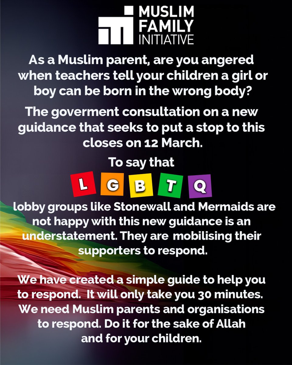 Please do complete the consultation. The deadline is 12 March.

t.ly/G9cpN