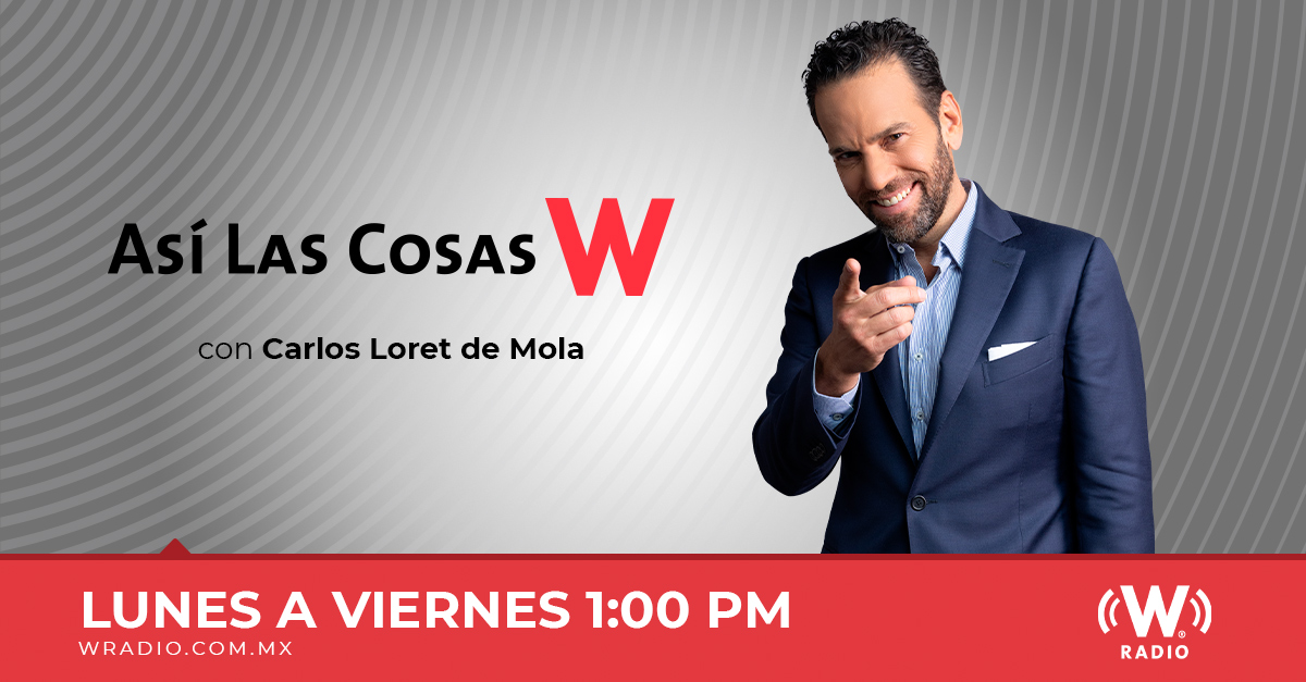 #AlAire | #AsiLasCosasConLoret

•Lunes a viernes de 1:00 p.m. a 3:00 p.m.

•Por el 96.9 FM y 900 AM📻
•Conéctate #EnVivo bit.ly/3DUHpws
•O en nuestra app bit.ly/3ZGWEnW 📲

Con @CarlosLoret 🎙️