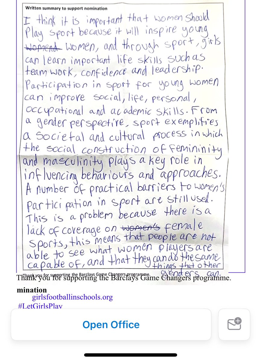 schoolgames_nw's tweet image. Congratulations to our brand new @BarclaysFooty Game Changers from @TQEA_Principal 🎉

We know you’ll do a great job of inspiring the next generation of girls based on these applications 👀

@YouthSportTrust @Lionesses