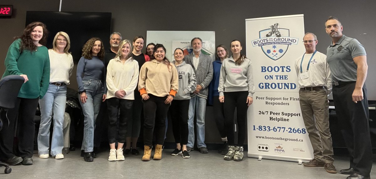 Another class of BOTG Volunteers have completed their ASIST course, supporting our #FirstResponders! Congratulations to all, and thanks to our volunteer instructors!