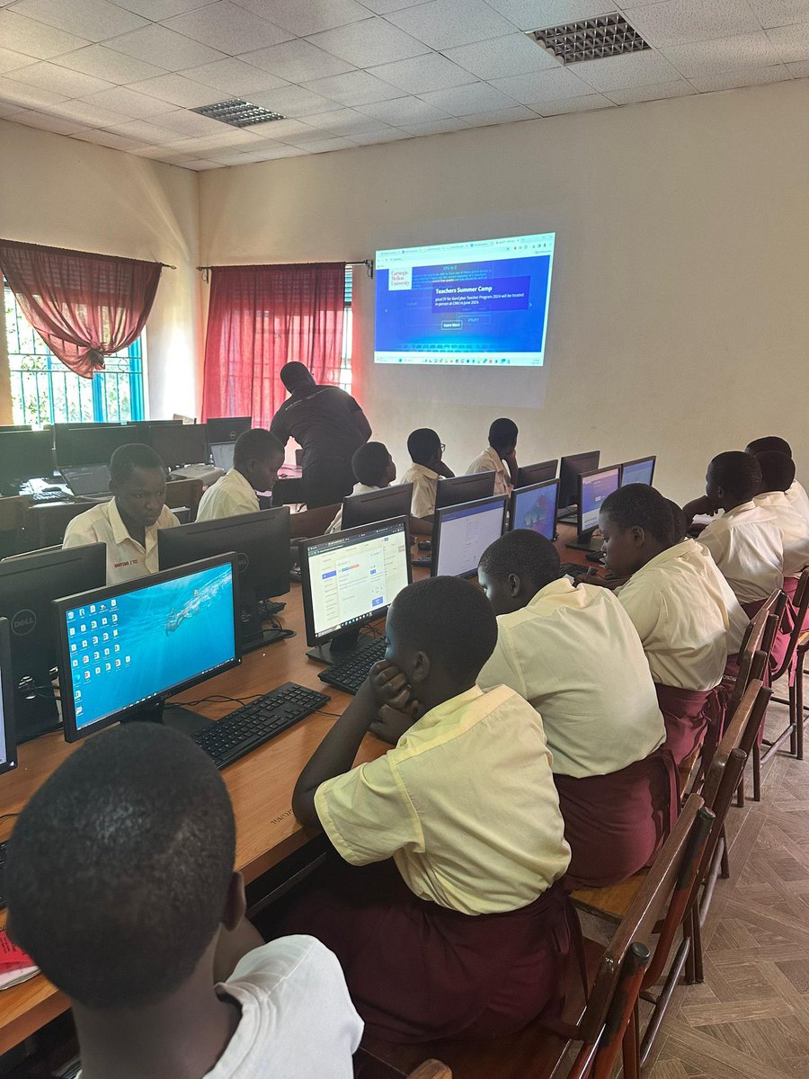 St.Lawrence University - (SLAU) this afternoon hosted a cybersecurity training organized by <a href="/picoctf/">picoCTF</a> Africa and <a href="/Th3Uguntu/">Uguntu🇺🇬</a> With the purpose of preparing students Ahead of their Annual competitions starting on 12/March.

#LightYourCandle
