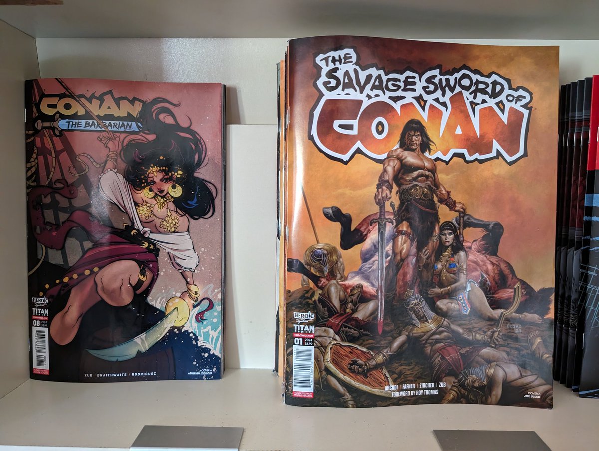 Two fantastic comics by Crom! Open til 5pm