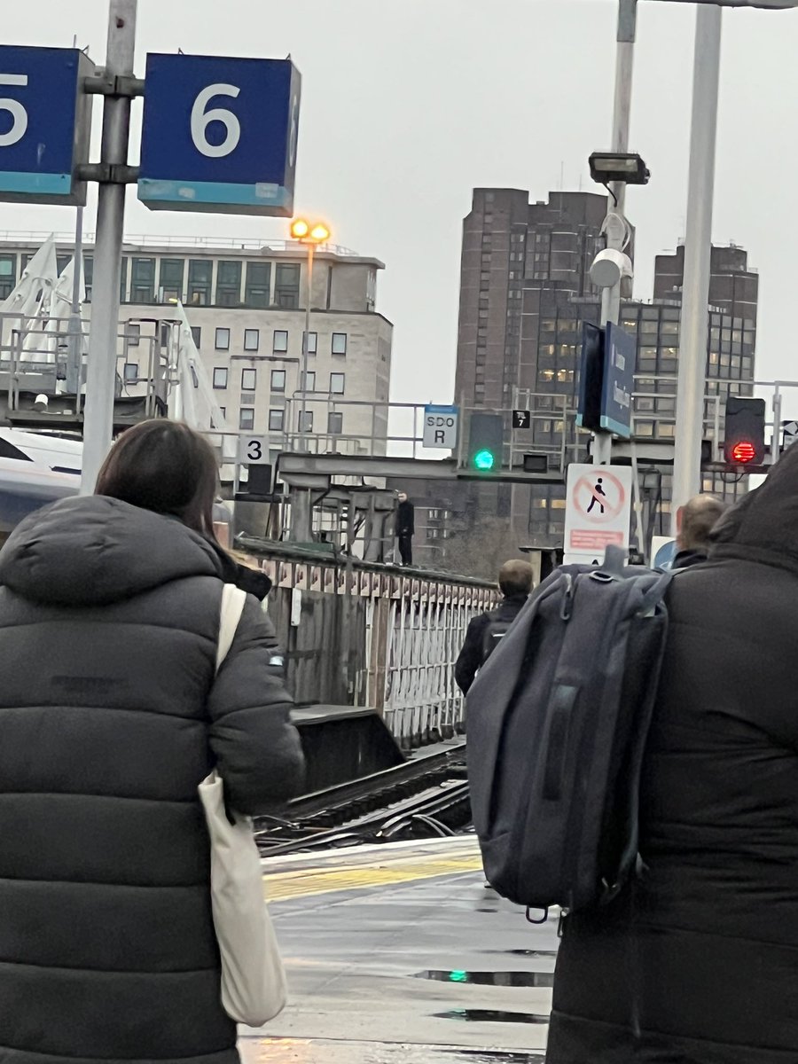 Trespasser on the bridge at Charing Cross 

Boarded the 16:59 train but was evacuated 30 mins later.

Only just got to St Pancras in a bid to get home!

Bloody London commuting