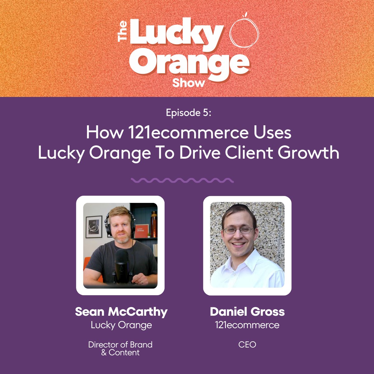 📣 'When a person lands on your site, they're walking into your store.' 📣

Check out the full interview from our CEO, Daniel, on The @luckyorange Show! 

💻 YouTube: 121e.co/3wuBOP6
🎧 Spotify: 121e.co/3ORjEh0

#ConversionRates #CRO #eCommerce