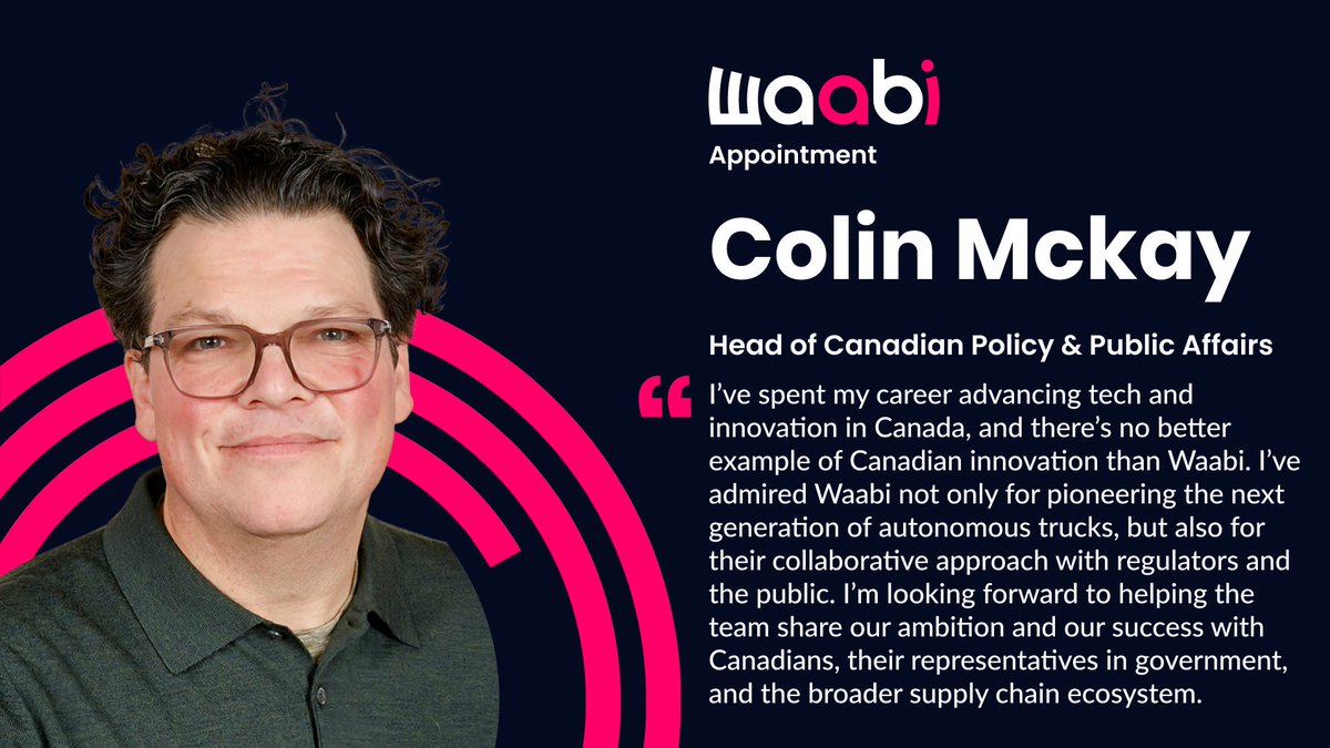 We’re so excited to welcome Colin McKay @canuckflack as our new Head of Canada Policy and Public Affairs!