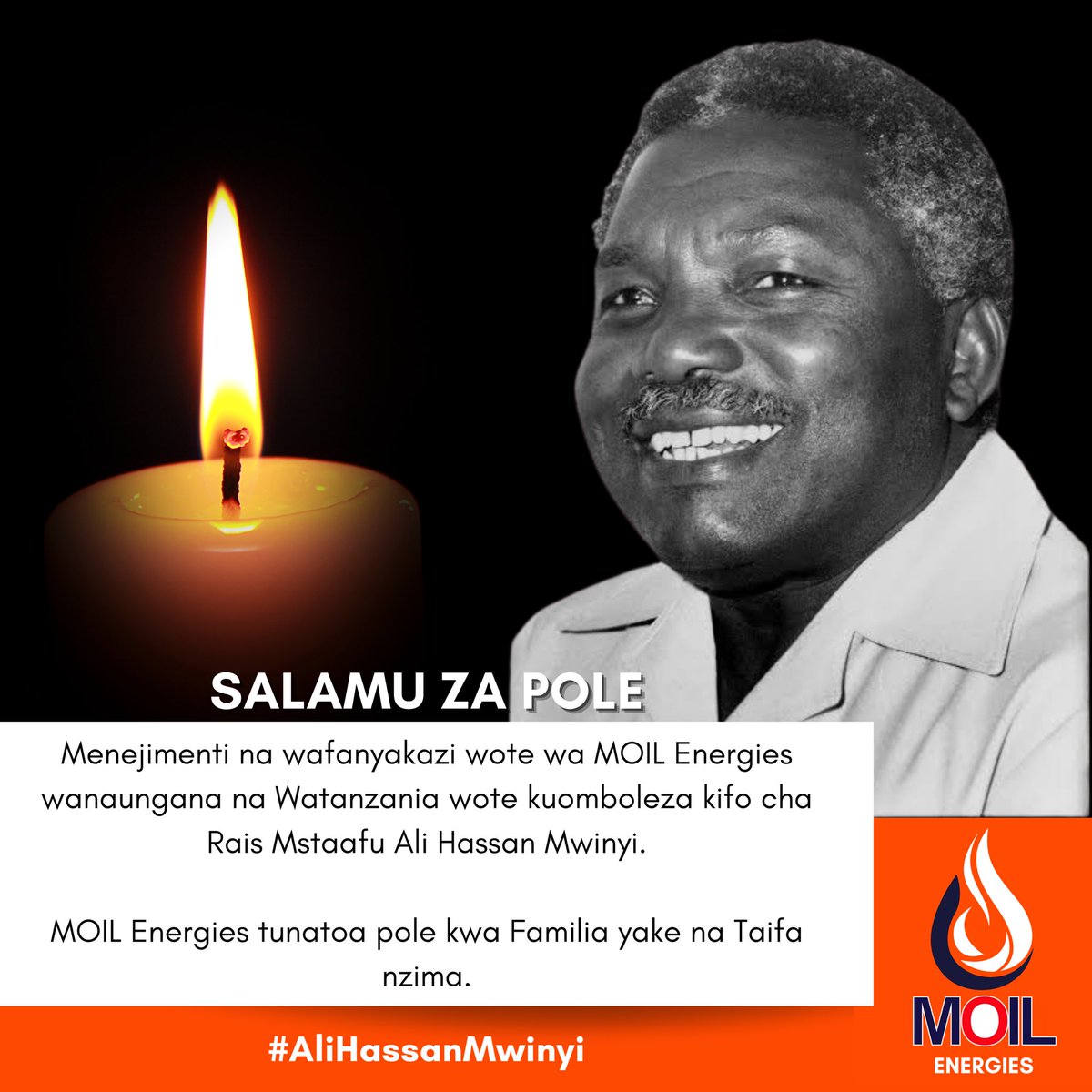 Salamu Za Pole 🕯️

#AliHassanMwinyi