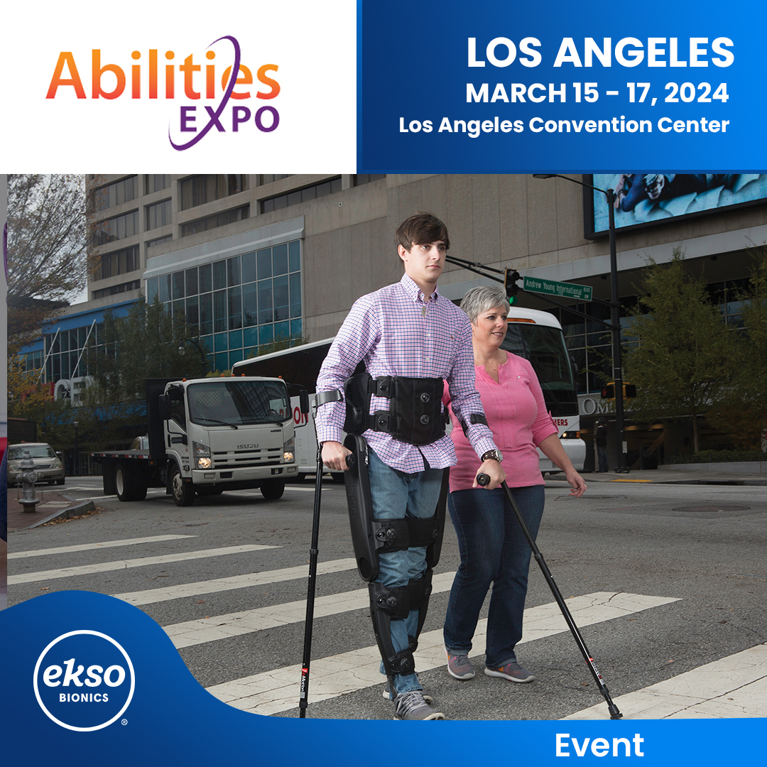 Meet us at #AbilitiesExpoLA, March 15-17 at the LA Convention Center! 🌟 Experience the freedom of mobility with Ekso Indego Personal. Let's redefine independence together! See you there! #EksoIndegoPersonal