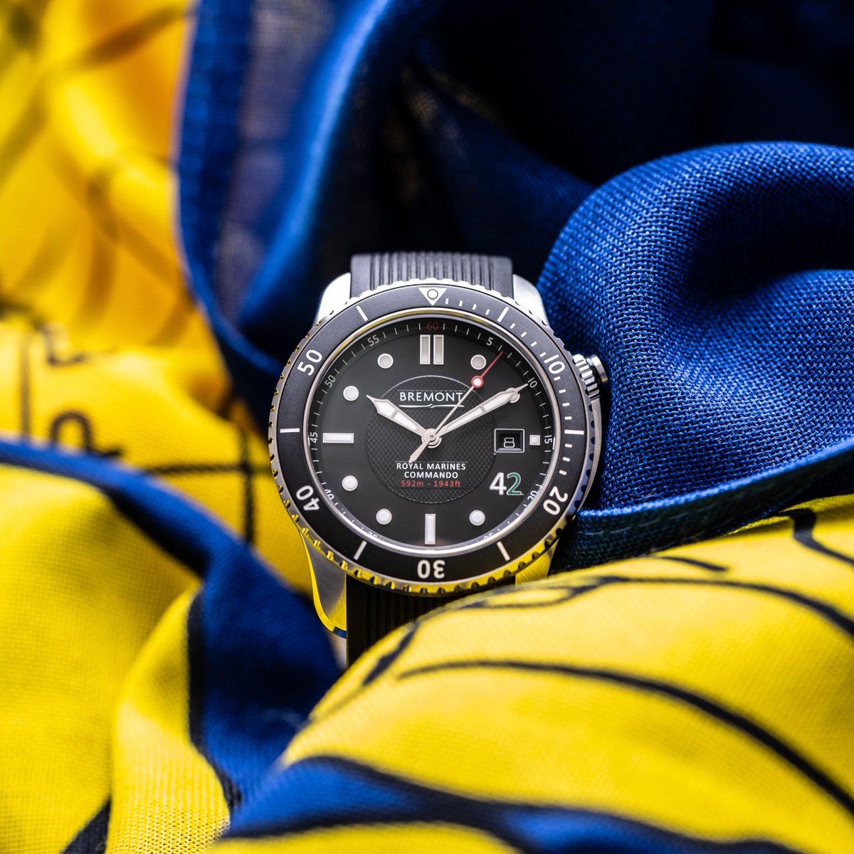 By Sea, By Land 🌊 ⛰️ The limited production Bremont S500 42 Commando RM watch is only available to serving and retired members of 42 Commando RM. For more information contact: military@bremont.com #Bremont #military #royalmarines #watches