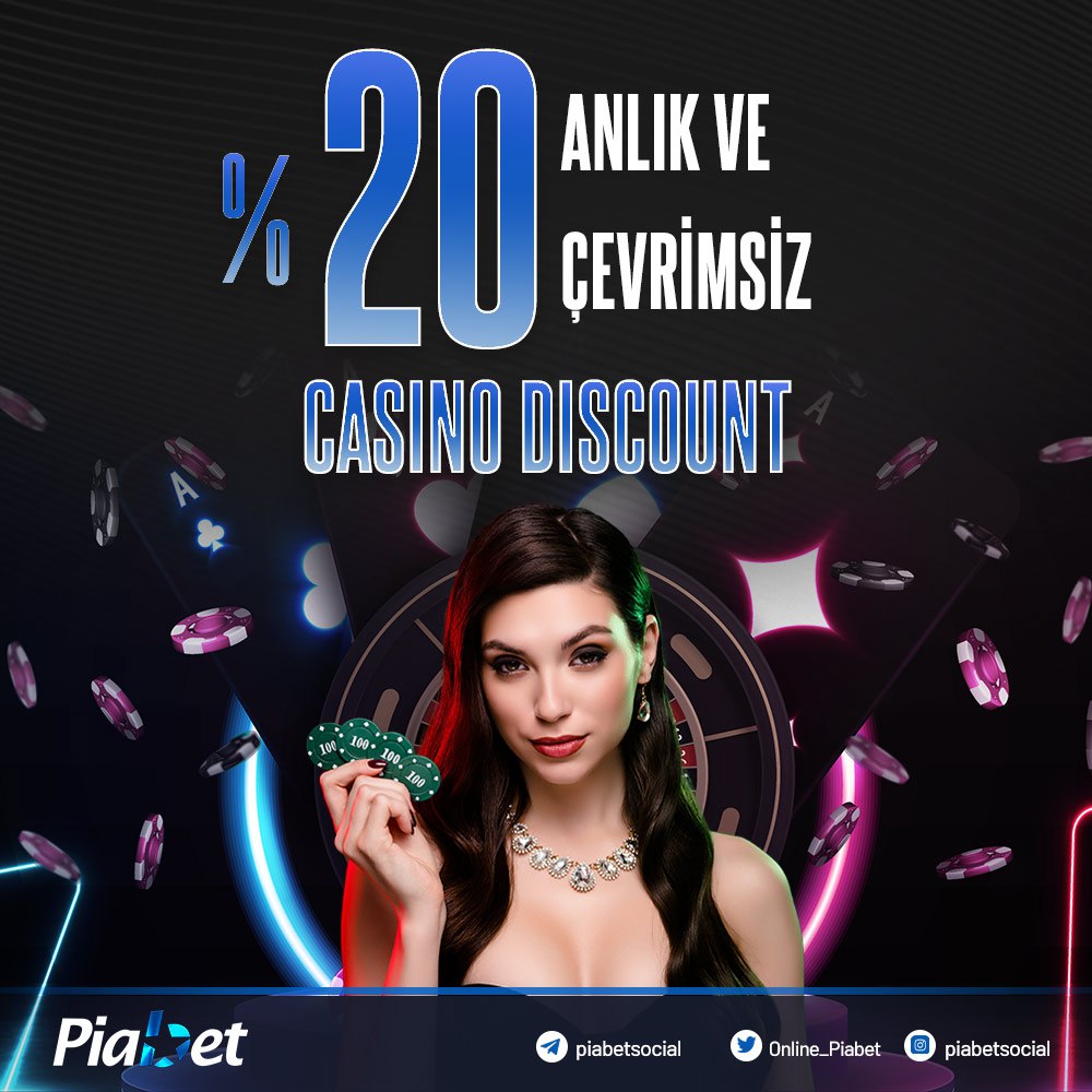 #Piabet'te hemen şimdi oyunlarda yaşadığınız kayıpları telafi etmek için mükemmel bir fırsat var‼ 

% 20 çevrimsiz ve anlık kayıp bonusuyla kazancınızı artırabilir ve anında geri ödeme alabilirsiniz.🎁

rebrand.ly/piagir #piabetcasino #piabetyüksekoran #piabetozeloran
