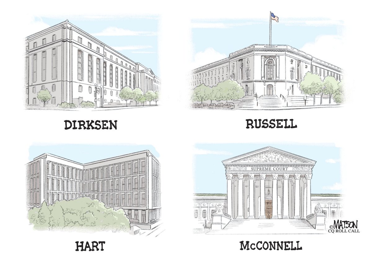 Capitol Ink | Senate landmarks @MatsonCartoons ow.ly/xYuI50QJrZK