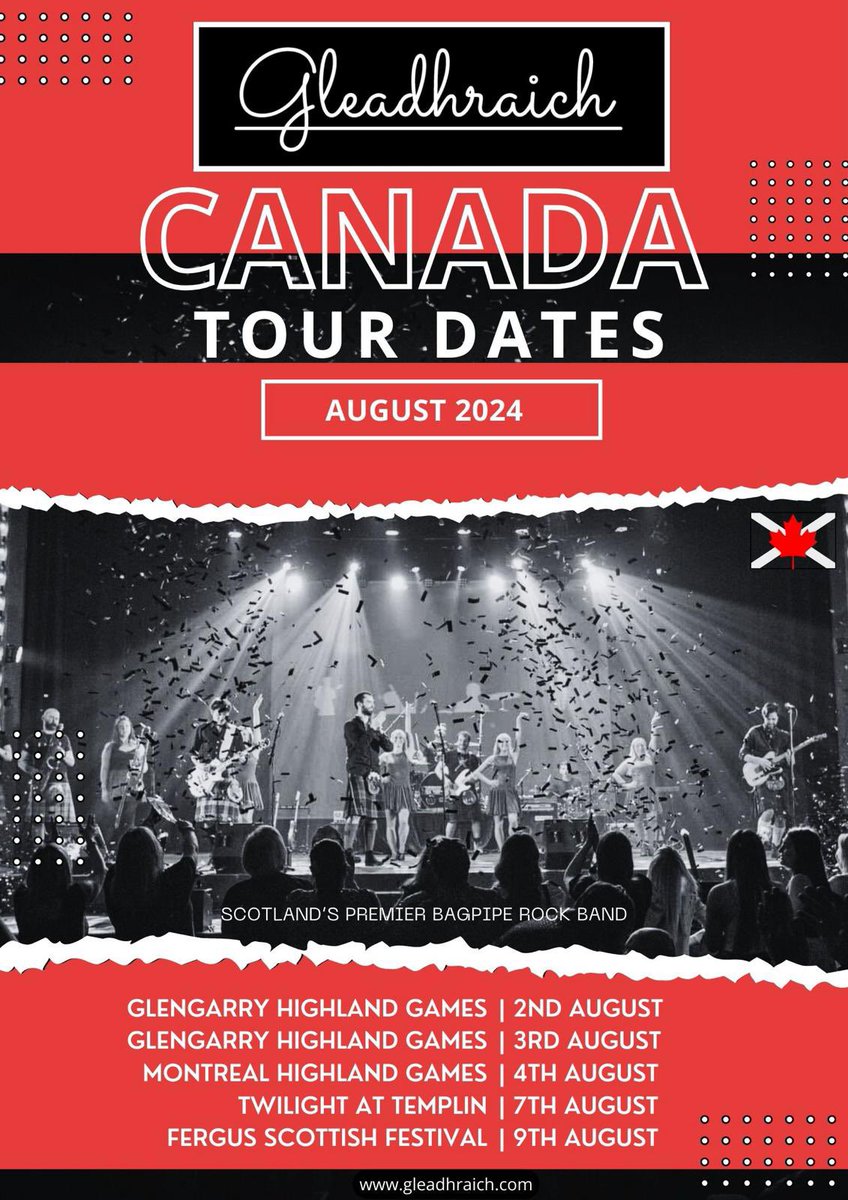 Very excited to be making our debut in Canada this summer! We’ll be playing #ghg <a href="/MTLgames/">Montreal Highland Games</a> <a href="/TwilightTemplin/">Twilight at Templin</a> and <a href="/FergusScotFest/">Fergus Scottish Fest</a>  🇨🇦🍁😃