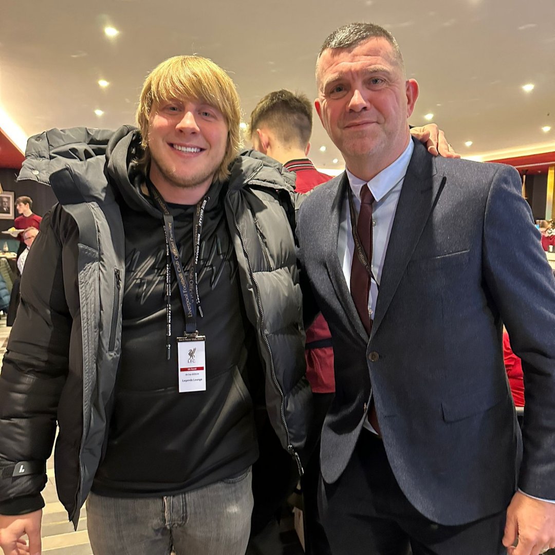 Ex-Liverpool player @Dominicmatteo21 returned to Anfield and witnessed a 3-0 FA Cup win against Southampton. Dom bravely discussed his game insights & his battle with a brain tumour in the Legends lounge, touching hearts as he received a standing ovation. #Inspiration