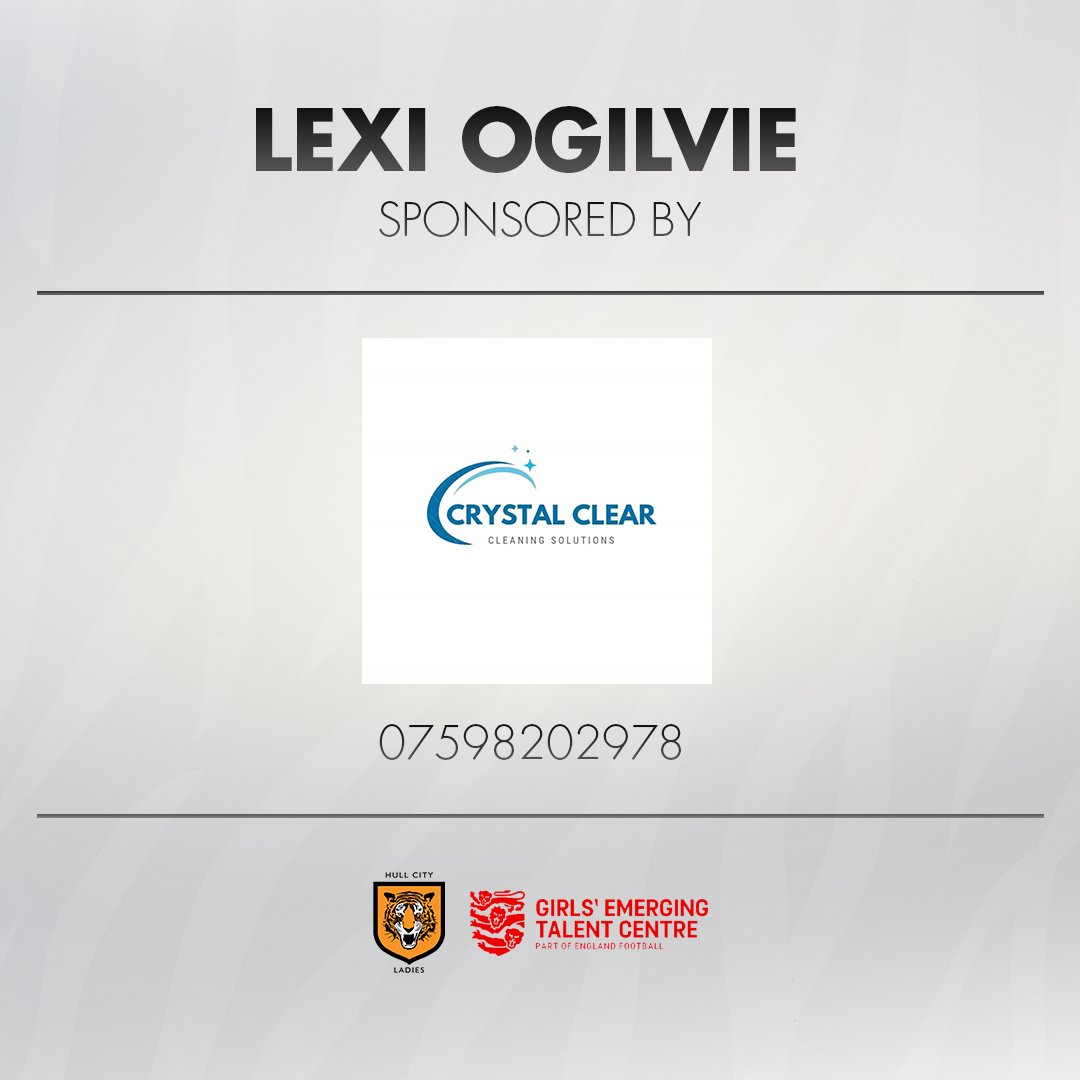 A huge thank you to Crystal Clear Cleaning Solutions who are sponsoring ETC Player, Lexi Ogilvie!

📞 07598202978