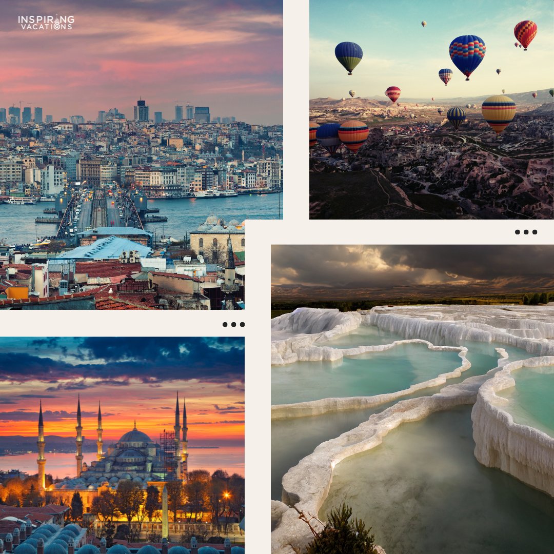 🗺️DISCOVER TÜRKİYE🗺️ Where East meets West: Dive into the vibrant culture and stunning landscapes of Türkiye. 🕌🌅 Experience a mosaic of history, flavour, and breathtaking views. inspiringvacations.pulse.ly/psa74xe075