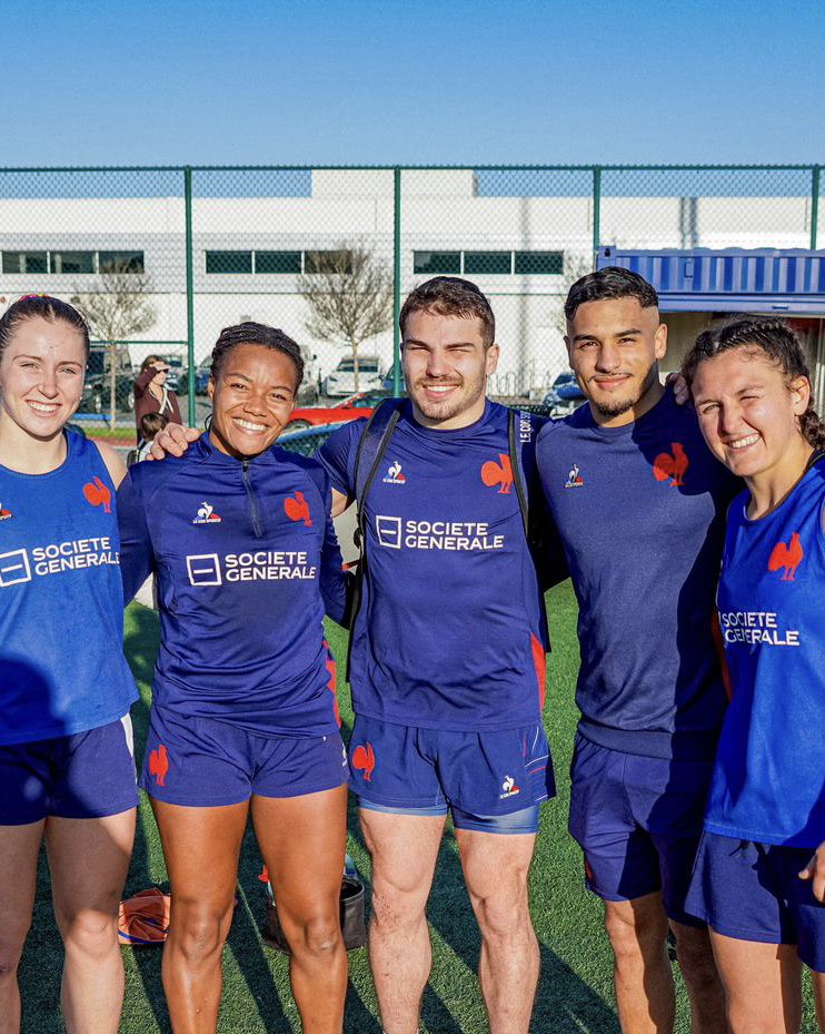 StadeToulousain's tweet photo. 🖐️ Nos 5️⃣ Stadistes avec France 7️⃣ 🇫🇷

Début du Tournoi à Los Angeles demain 🔜

#france7s https://t.co/fpirJjAByH