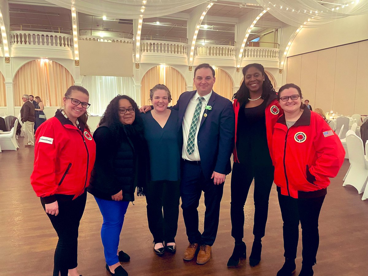 Congrats to @DanMcGowan, an @AmeriCorps alum, on being selected as the Grand Marshal for the 2024 St. Patrick's Day Parade! We are grateful you chose CYPVD to receive the Grand Marshal Dinner Award. You are a true champion of service to a cause greater than self!