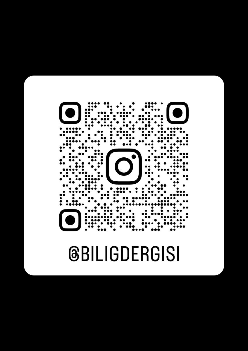 Bilig Instagram hesabımıza bağlantıdan ya da karekoddan ulaşabilirsiniz: instagram.com/biligdergisi?i…