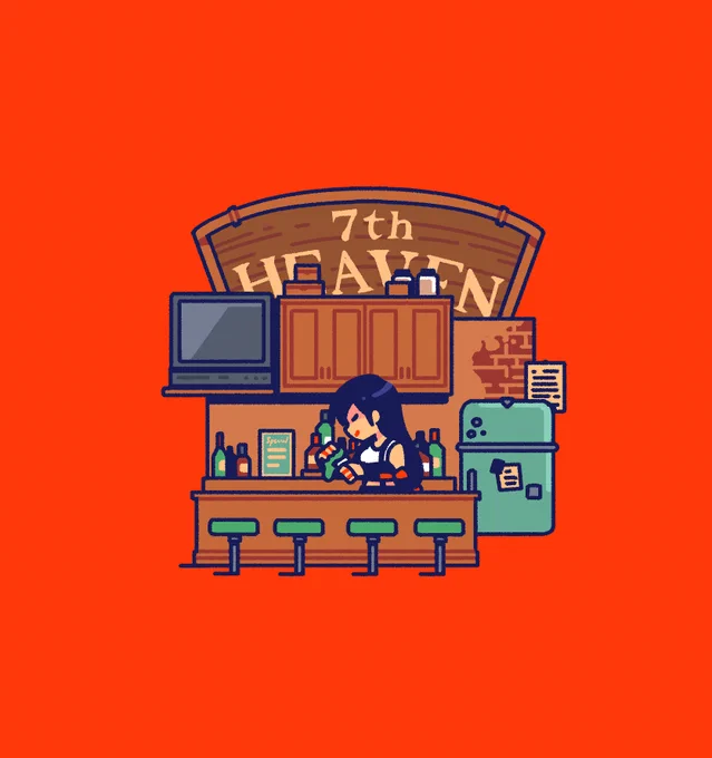 Happy #FF7Rebirth release day! Here are some previous art I did during remake's release. 