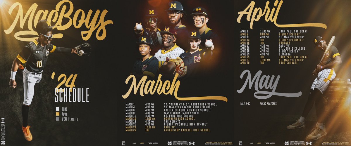 McNamara Baseball (@bmhs_baseball) on Twitter photo The Mac Boys 2024 season schedule is here!
Home opener tomorrow at 4:30 pm.
#MacBoys | <a href="/GoMustang_Pride/">BMHS Athletics</a> The Mac Boys 2024 season schedule is here!
Home opener tomorrow at 4:30 pm.
#MacBoys | <a href="/GoMustang_Pride/">BMHS Athletics</a>