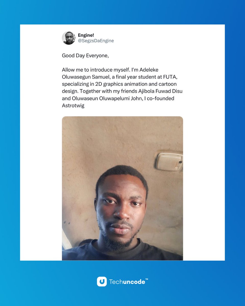 techuncode's tweet image. @astrotwig co-founder solicits help after a potential investor who promised to invest $1million, scammed them $20,000.
Check thread to read his story.
#Techuncode #investment