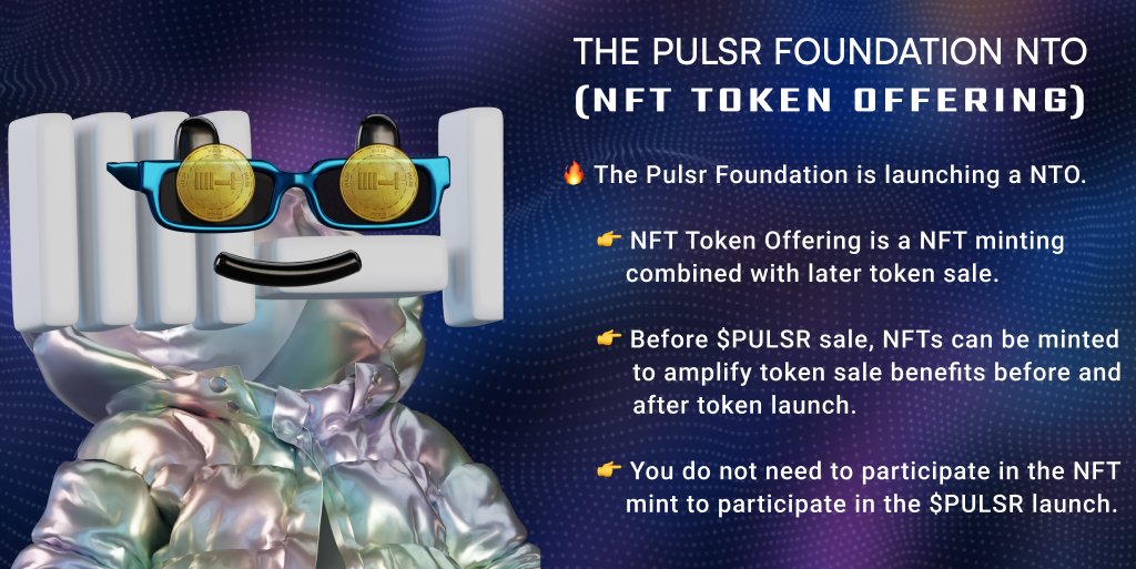 Pulsr was founded in 2021 with a mission to release an #AI powered, distributed, and scalable NFT discovery network.

After extensive R&amp;D and a successful release, we're now launching $PULSR token to reward our network via a NTO!🔥🚀🪙