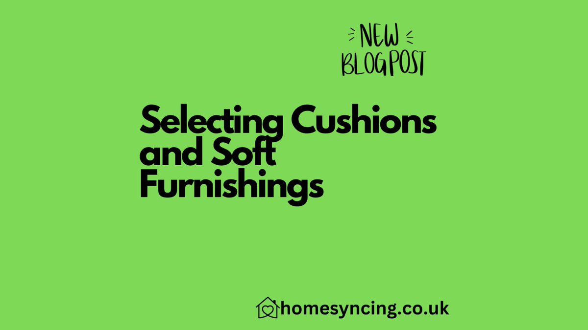 Soft furnishings add comfort and warmth to a home. But with so many options available, how do you choose the right cushions and soft furnishings for your home? homesyncing.co.uk/selecting-cush…

#cushions #softfurnishings #homefurnishings #homeinteriors #interiordesign #interiordesigner