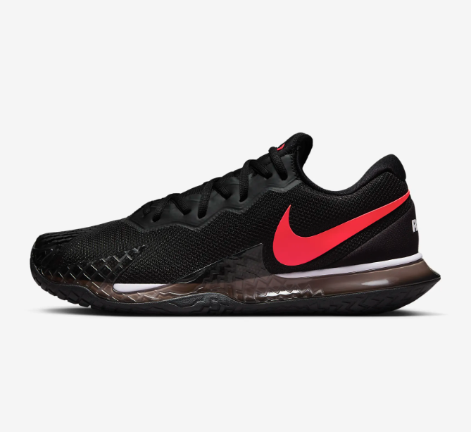 Ad: NEW NikeCourt Zoom Vapor Cage 4 Rafa ‘Black/Siren Red’ on Nike US => bit.ly/4bZ24Bq