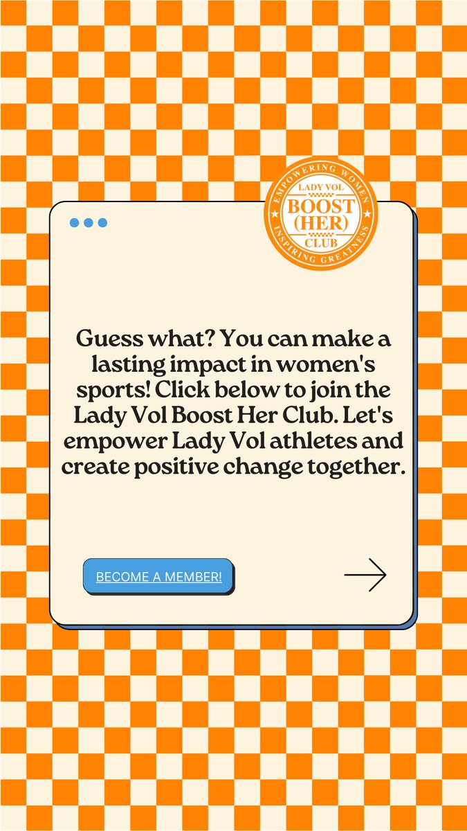 The Lady Vol Boost Her Club is changing the game for female athletes at UT. Proud to be part of this incredible journey. 🚀 Join us: ladyvolboostherclub.com/collections/la…