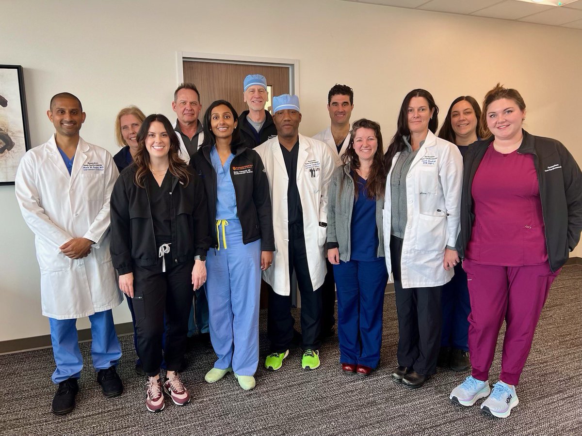 Sneha Vakamudi MD, MSc, FACC (@sneha_vk) on Twitter photo Did our <a href="/AscensionSeton/">Ascension Seton</a> <a href="/DellMedSchool/">Dell Medical School</a> <a href="/DellMedCardio/">Cardiology Fellowship - UT Austin</a> program’s 1000th TAVR today! Another milestone with the best team ever.
<a href="/ATXHeartPlumber/">Dr. Mark Gajjar</a> <a href="/geoarnaoutakis/">George Arnaoutakis</a> <a href="/KarenMKimMD1/">Karen M Kim, MD</a> <a href="/jgrizzity/">Joshua Grimm</a> Did our <a href="/AscensionSeton/">Ascension Seton</a> <a href="/DellMedSchool/">Dell Medical School</a> <a href="/DellMedCardio/">Cardiology Fellowship - UT Austin</a> program’s 1000th TAVR today! Another milestone with the best team ever.
<a href="/ATXHeartPlumber/">Dr. Mark Gajjar</a> <a href="/geoarnaoutakis/">George Arnaoutakis</a> <a href="/KarenMKimMD1/">Karen M Kim, MD</a> <a href="/jgrizzity/">Joshua Grimm</a>