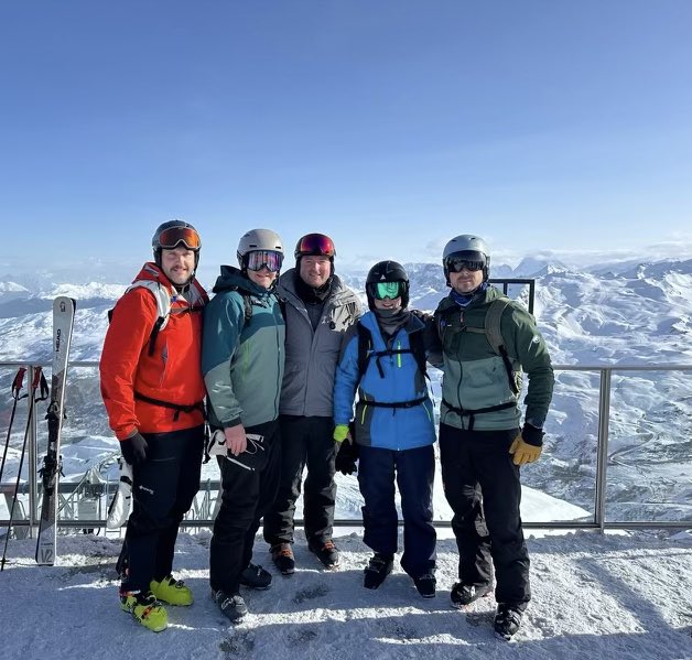 FredSutterlin's tweet image. Another great ski trip w/ my buds from biz school.  Val Thorens France this week.  Great treasured fellowship, business &amp;amp; personal.  
We work hard play hard and live the adventure.   Fortune favors the bold !