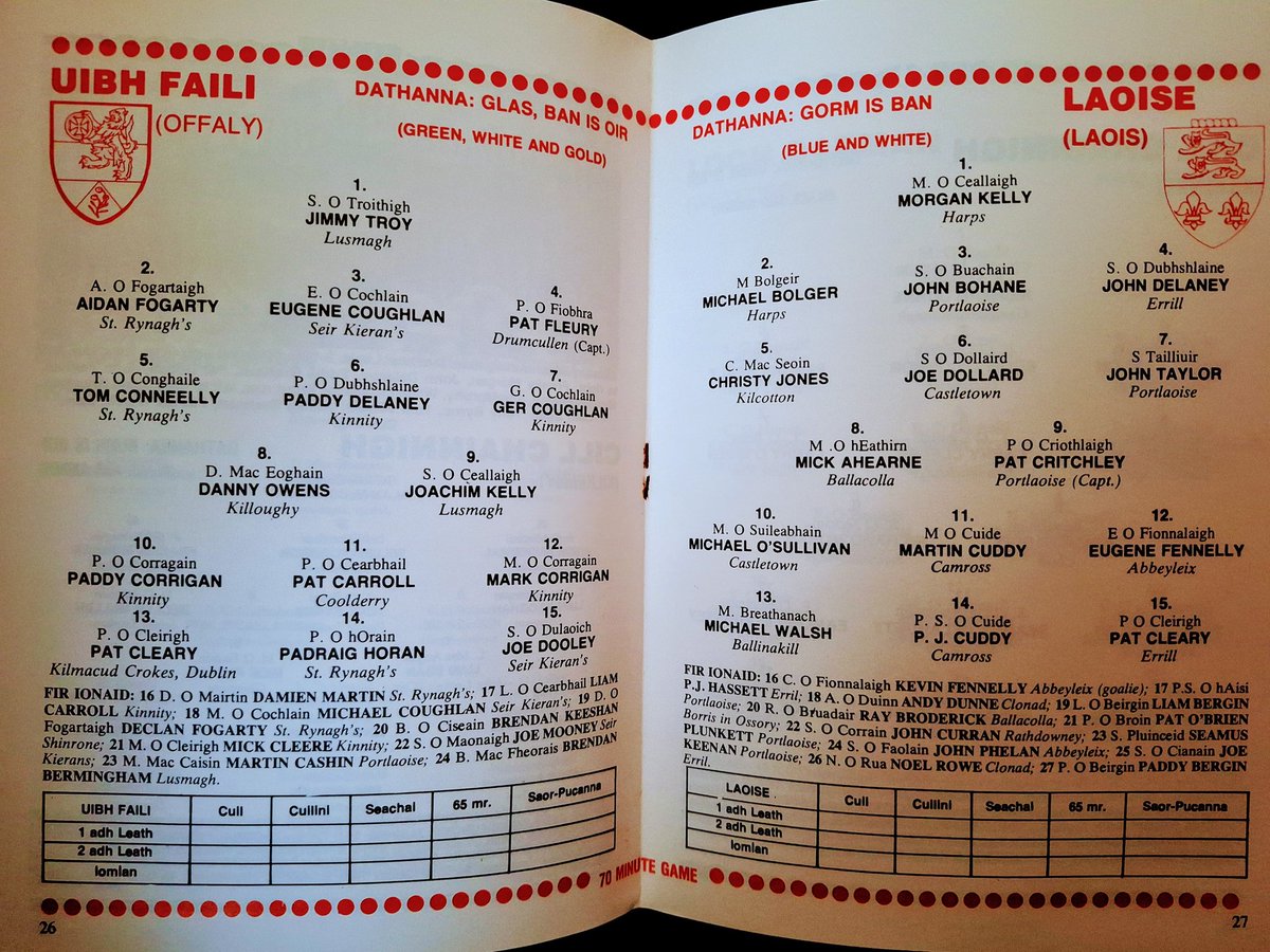 Leinster hurling finals 1985 offaly v laois , kilkenny v wexford minor and kilkenny v wexford u21 hurling