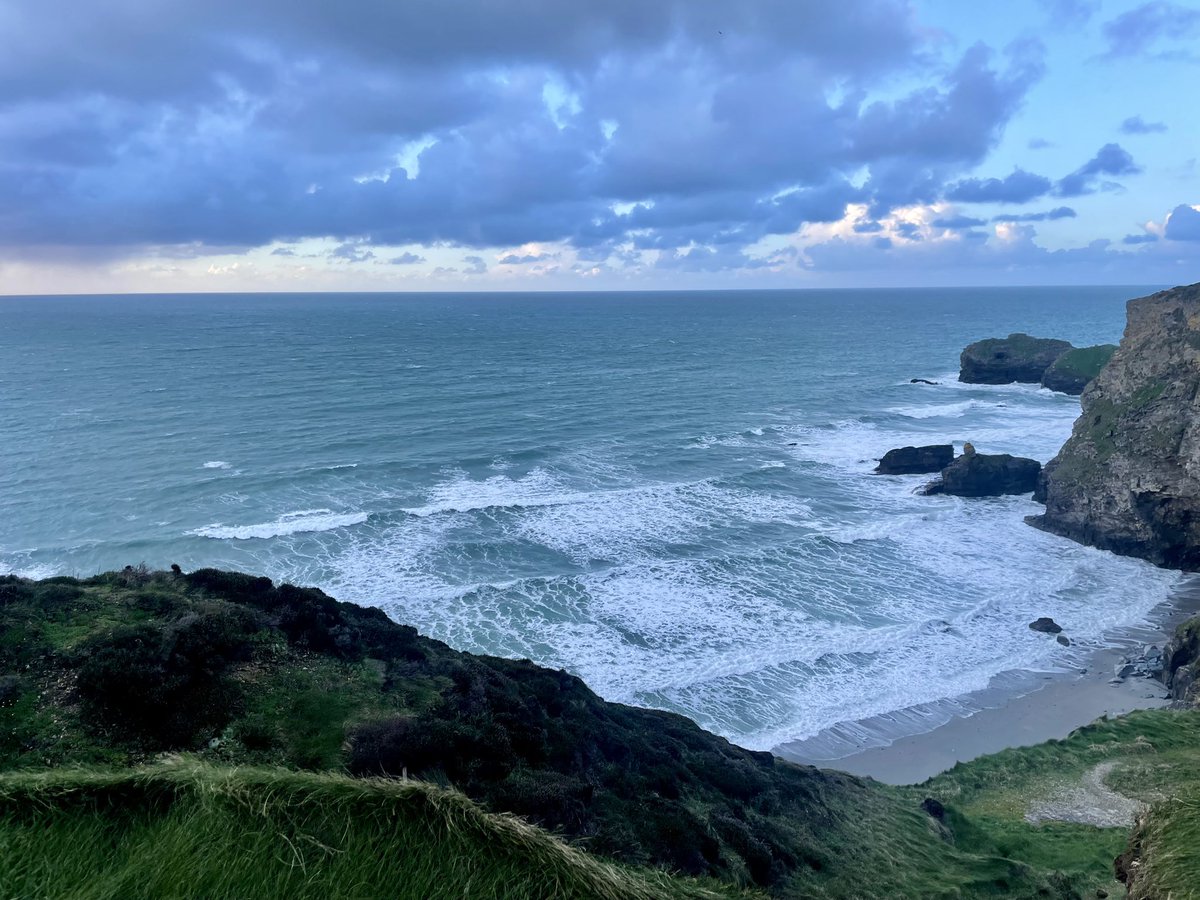 A nice way to finish off #February2024 up at North Cliffs ⛅️ #Kernow