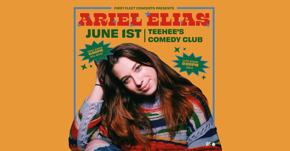 Tickets are on sale now for @Ariel_Comedy at
@Teeheesdsm in Des Moines, Iowa! Snag yours while you can! ⤵️

Early Show (All Ages) - axs.com/events/532565/
Late Show (21+) - axs.com/events/532567/