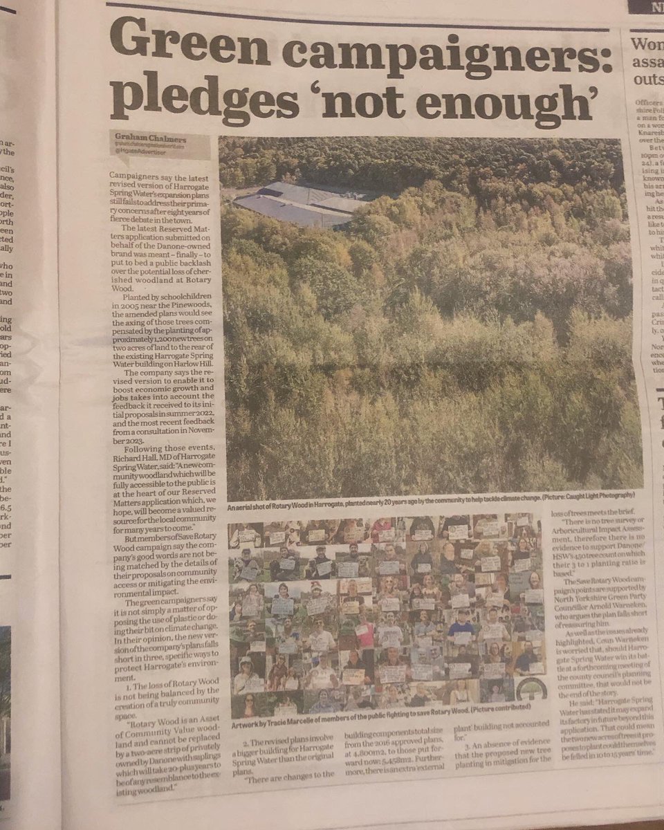 Page 9 of @HgateAdvertiser #communitycampaigners #saverotarywoodagain #saynotodanone #treesnotplastic